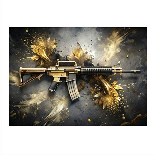 M16 Model Mdf tablo 35 cm x 50 cm