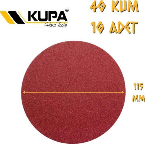 Yuvarlak Cırt Zımpara 115 mm - P40 Kum - 10 Adet