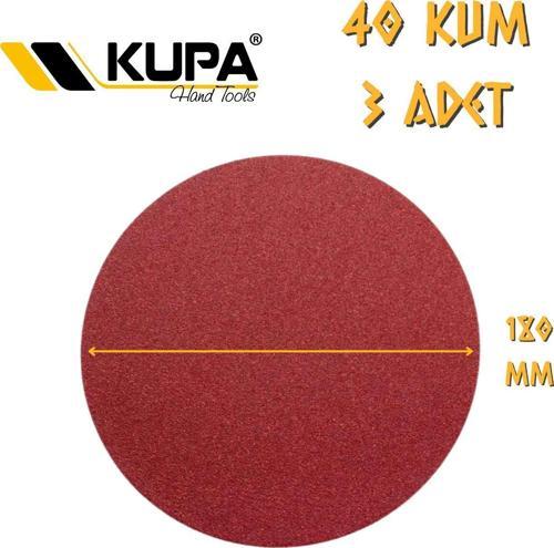 Yuvarlak Cırt Zımpara 180 mm - P40 Kum - 3 Adet