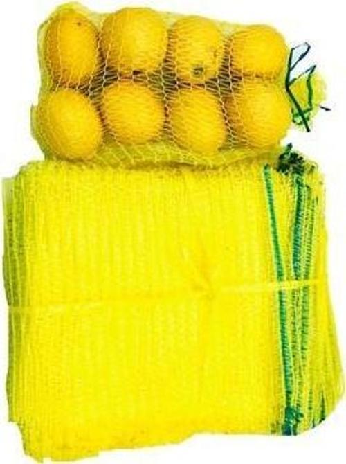 24x48 SARI FİLE ÇUVAL LİMON FİLESİ 24*48 (50 ADET) LİMON CEVİZ FINDIK ÇUVALI ÇOK AMAÇLI