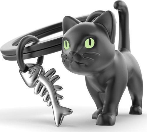 Black Cat Anahtarlık