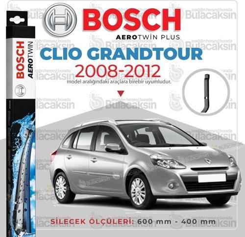 Renault Clio Grandtour Muz Silecek Takımı (2008-2012) Bosch Aerotwin