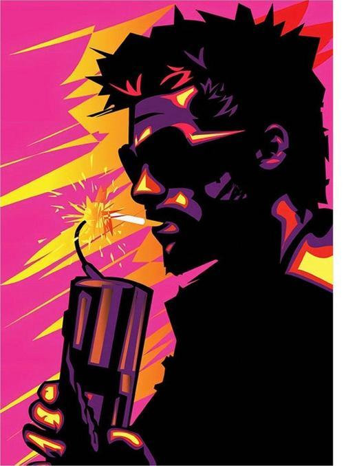 Fight Club Dövüş Kulübü Dekoratif ahşap Tablo 35 cm x 50 cm