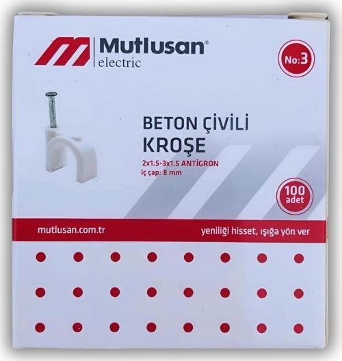 Çivili Kroşe 3 No 100 Lü Paket