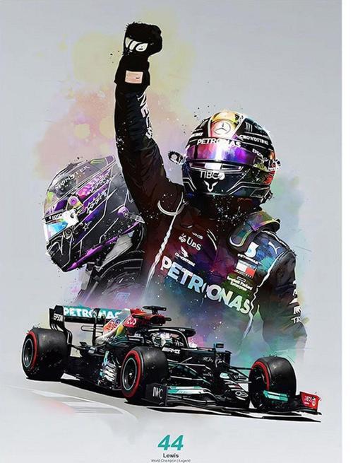 Formula 1 Model Ahşap Tablo 35 cm x 50 cm