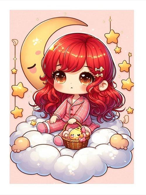 Pijamalı Kız Çocuğu Tasarım Ahşap Tablo 25 cm x 35 cm