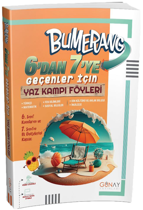 6’dan 7’ye Bumerang Yaz Kampı Föyleri