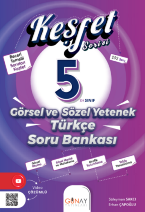 5. Sınıf Keşfet Serisi Görsel ve Sözel Yetenek Soru Bankası