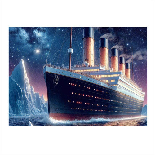 Titanic Tasarım Ahşap Tablo 50 cm x 70 cm