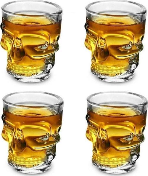 4’Lü Kuru Kafa Shot Bardak Seti