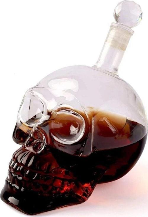 550 Ml Kuru Kafa Tasarım Cam Şişe Sürahi
