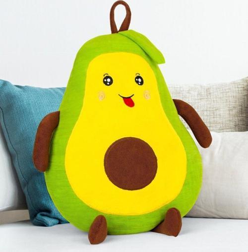 Avokado Peluş Yastık Mini Boy
