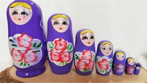 Ahşap 7’Li Matruşka Bebek