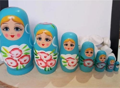 Ahşap 7’Li Matruşka Bebek