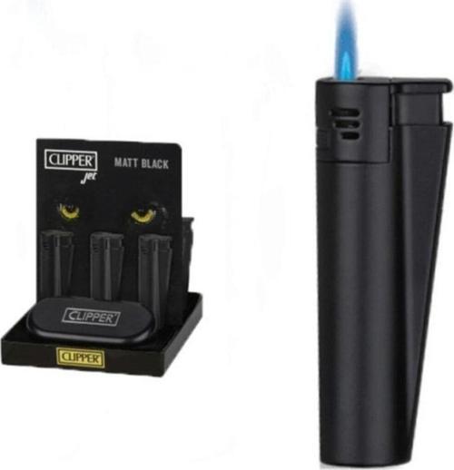 Clipper 1300 C Turbo Komple Metal Mat Siyah Çakmak