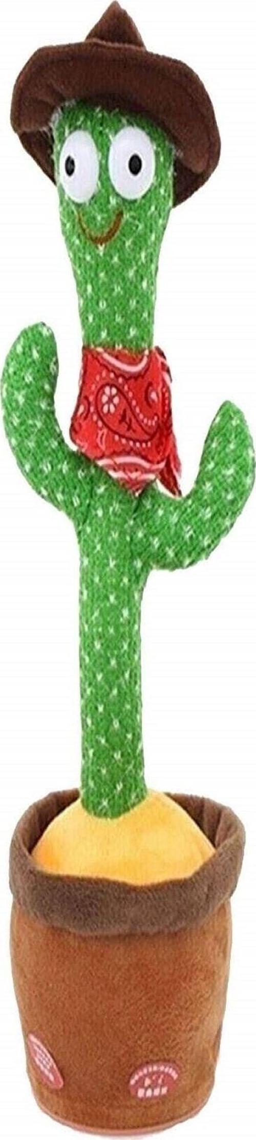 Dans Eden Ses Taklit Eden Müzikli Peluş Kaktüs Oyuncak
