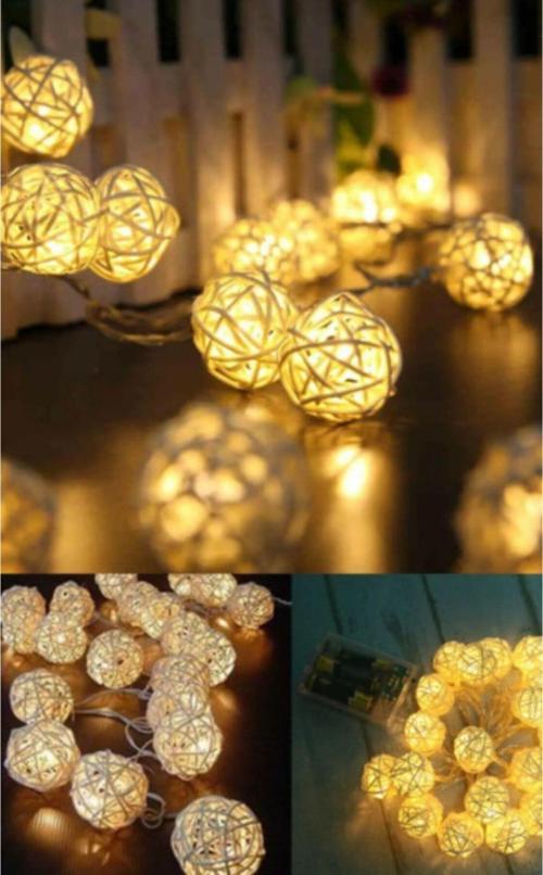 Dekoratif Rattan Model Şerit Led 10'Lu