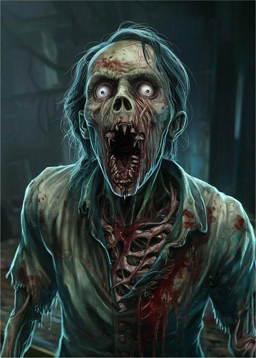 Zombi Hediyelik Ahşap Tablo 25 cm x 35 cm
