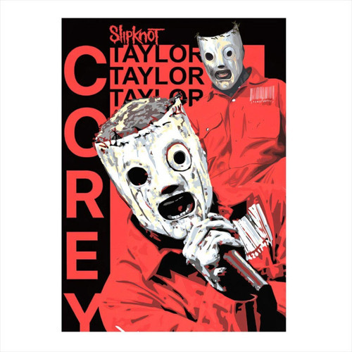 Corey Taylor Slipknot Mdf poster 50 cm x 70 cm