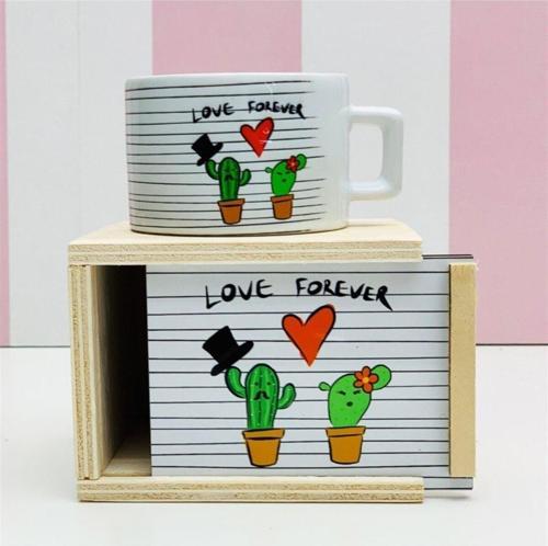 Love Forover Tasarımlı Kutulu Kupa