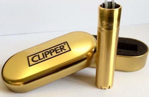 Metal Çakmak Özel Kutulu Gold