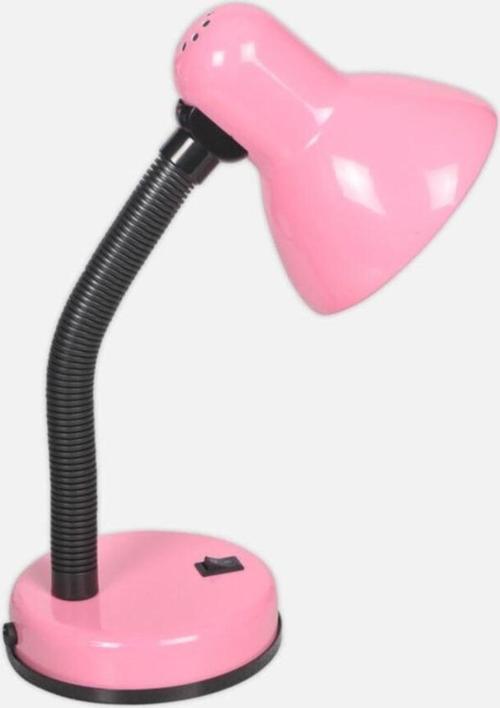 Spiralli Retro Çalışma Öğrenci Masa Lambası Pembe