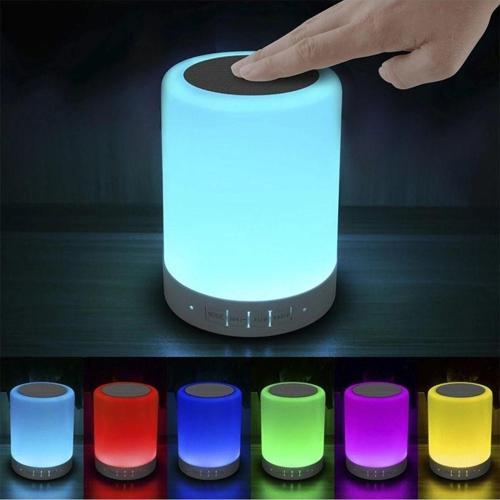 Usb Şarj Edilebilir Led Bluetooth Müzik Hoparlör Dokunmatik Lamba