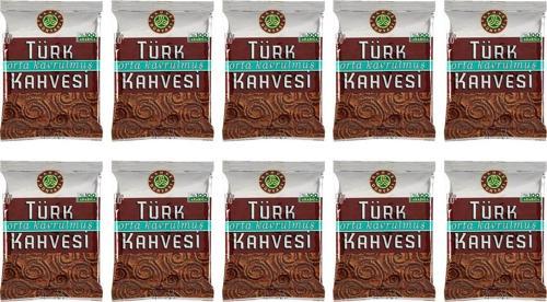 Orta Kavrulmuş Türk Kahvesi 100 gr - 10 lu