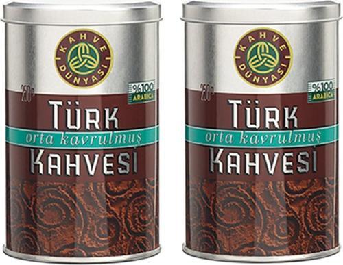 Orta Kavrulmuş Türk Kahvesi 250 gr x 2 Adet