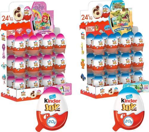 Joy Süpriz Yumurta Erkekler ve Kızlar İçin 2 x 24 lü Set