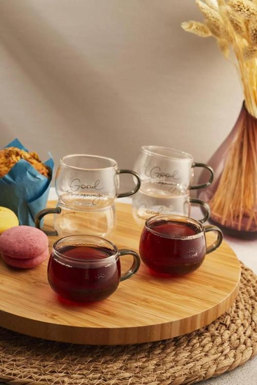 Cozy Morning 6 Lı Cam Kupa 150 Ml 15522