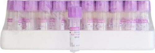 Hemogram 0,5 ml Mor Edta Tüp 50'li