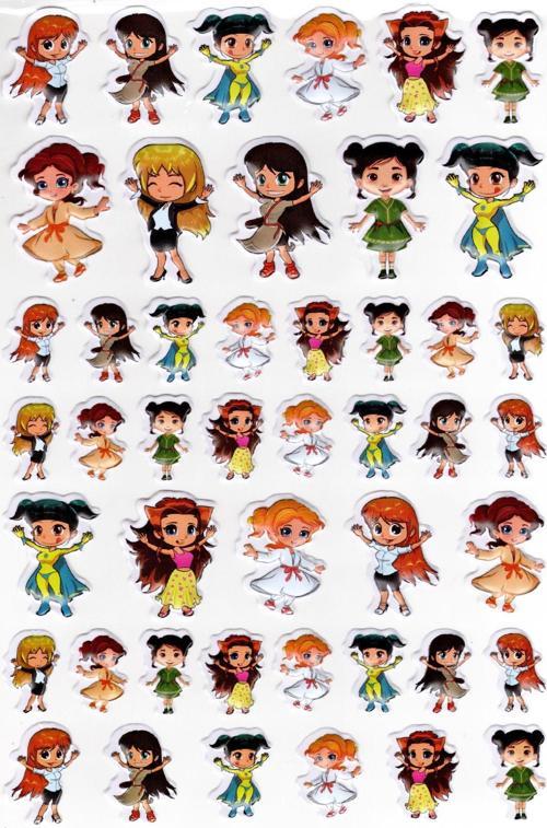 Sticker Kabartmalı A4 Boyutunda Stiker Defter, Planlayıcı Etiket-(lim531) - Meslek Kızlar