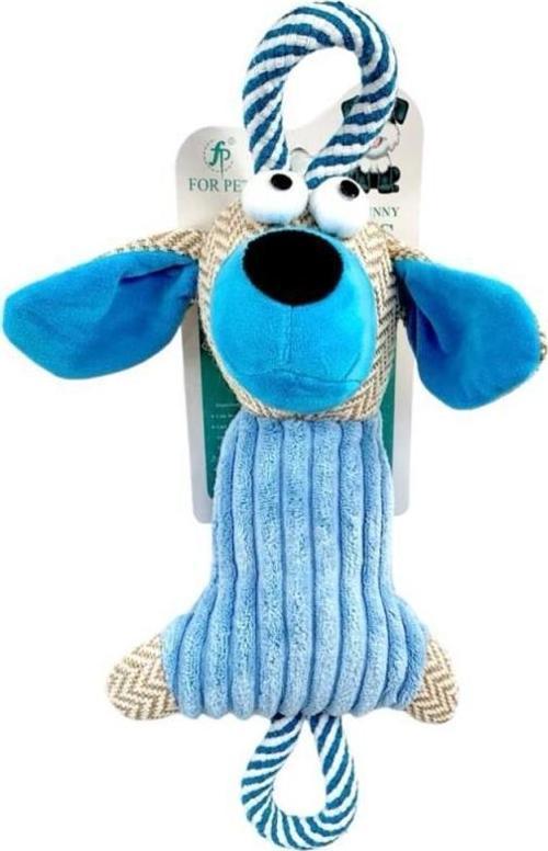 W559 Kedi ve Köpek Peluş Oyuncak 38-15cm Mavi