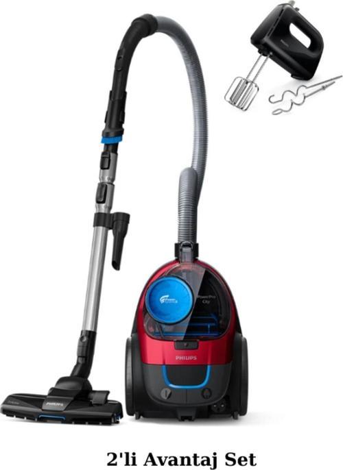 Powerpro CityToz Torbasız Süpürge Powercyclone5 Alergy H13 Filtre,1.5L Kapasite, FC9331/07