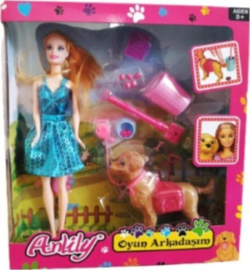 Anlily Oyun Arkadaşım Köpekcik - 02418-Mavi