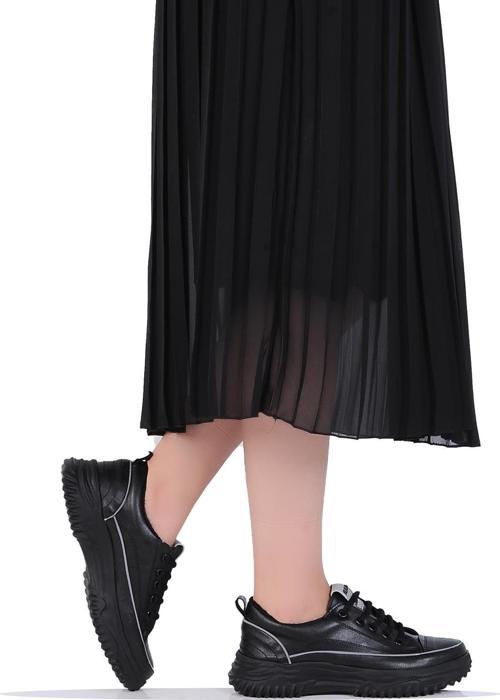 K108950 Siyah Exclusıve Kadın Kışlık Casual Ayakkabı