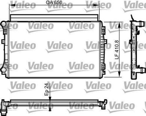 5Q0121251EM Radyatör Su ( Kurşun Kayn. Brazing Tip ) ( Arka ) Golf Octavıa Leon Audı A3 1.2-1.4  Tsı