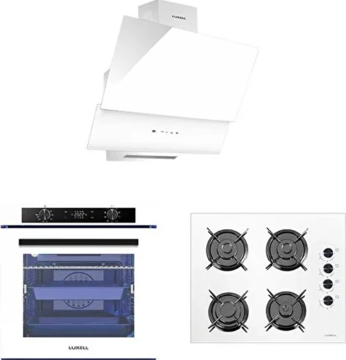 88 lt Platinum 9+1 Program Beyaz Ankastre Set(A68-Sgf3/Oc88/ Da6-835)
