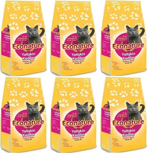 Tavuklu Yetişkin Kedi Maması 1 Kg*6 Adet