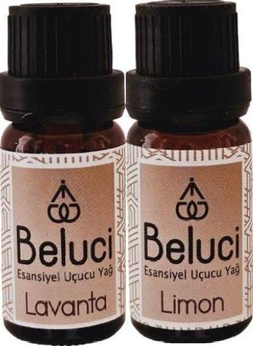 Lavanta + Limon (Oda Kokusu Aroma Terapi Buhurdanlık/Difüzör Yağı) Set 2 Adet x 10 ml