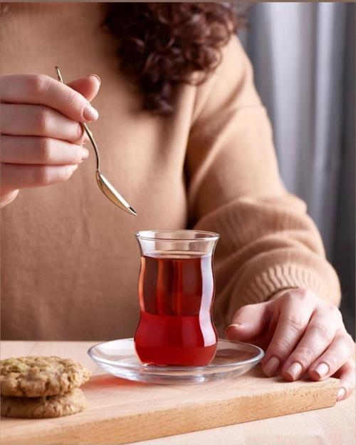 çifte belli çay bardak - 6 lı çay bardağı
