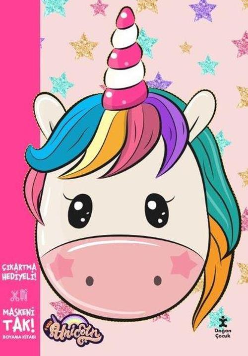 Maskeni Tak-Unicorn Boyama Kitabı