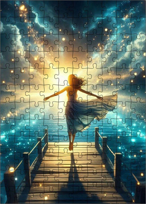Ahşap Mdf Puzzle Yapboz Büyülü Dans 120 Parça 25 x 35 cm