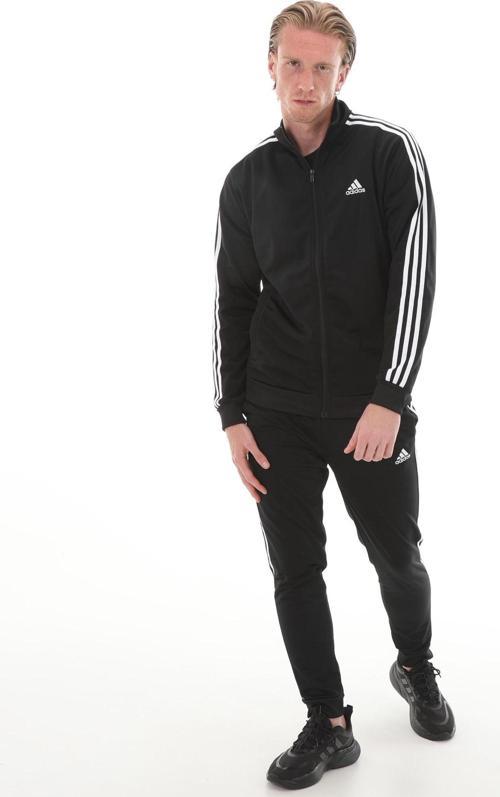 IC6747-E adidas M 3S Tr Tt Ts Erkek Eşofman Takımı Siyah
