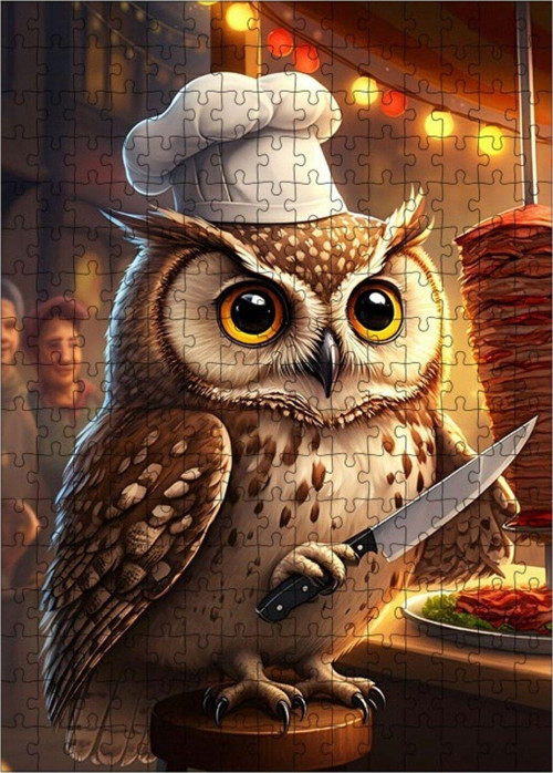 Ahşap Mdf Puzzle Yapboz x xxxxxxxx 255 Parça 35 x 50 cm