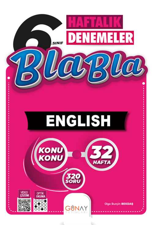 6.Sınıf 32 Haftalık Bla Bla İngilizce Denemeleri