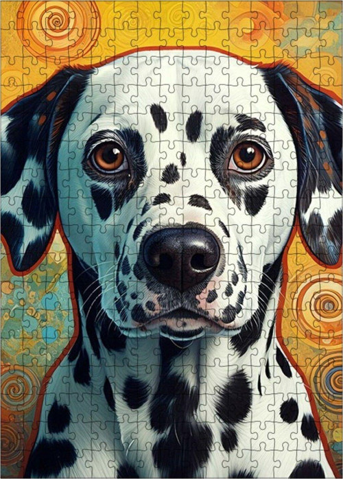 Ahşap Mdf Puzzle Yapboz Dalmaçyalı Köpek 255 Parça 35 x 50 cm