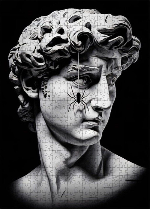 Ahşap Mdf Puzzle Yapboz Michelangelo 500 Parça 50 x 70 cm