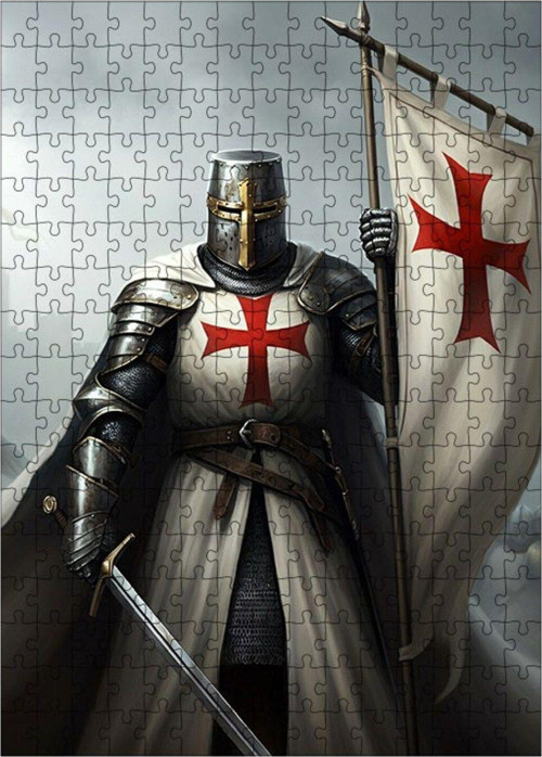 Ahşap Mdf Puzzle Yapboz Şövalyenin Yolu 255 Parça 35 x 50 cm